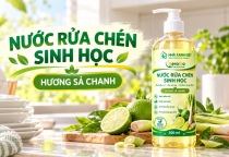 Nước Rửa Chén Sinh Học Sả Chanh HeroGo Tại Đà Nẵng – Hỗ Trợ Làm Sạch Dầu Mỡ, Thơm Mát Gian Bếp