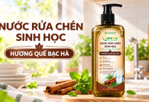 Nước Rửa Chén Hương Tinh Dầu Quế HeroGo Tại TP.HCM – Hỗ Trợ Sạch Dầu Mỡ, Thơm Dịu Gian Bếp