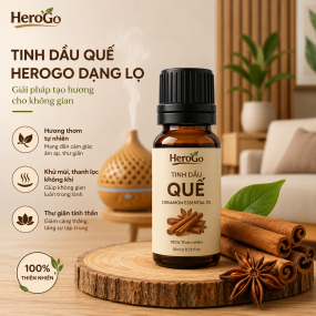 Tinh Dầu Quế HeroGo Dạng Lọ – Giải Pháp Tạo Hương Cho Không Gian
