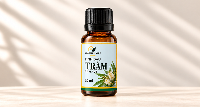 Tinh dầu Tràm Cajeput mang thương hiệu NHÀ XANH VIỆT do HeroGo sở hữu.